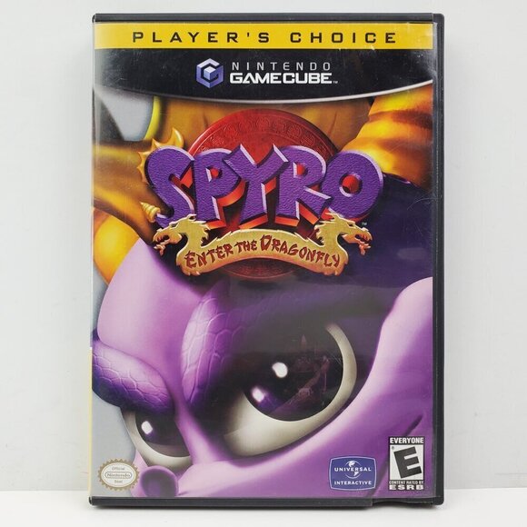 Spyro Enter Dragonfly Nintendo GameCube Video Game CIB Player's Choice Tested - Picture 10 of 10